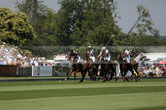 Zacara v Talandracas in a Veuve Clicquot Gold Cup Polo Match 2013.07.18