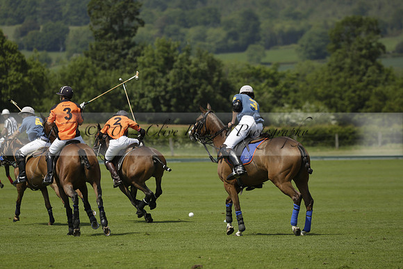 Four Quarters Orange v Montana in a Cicero Cup Polo match 2013.06.06