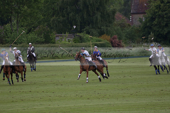 Burningfold v Combe Place in a June 4 Goal Cup polo match 2013.06.11