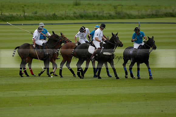 Pluma Negra v Turquoise in the Jubilee Cup Subsidiary Final Polo match 2013.06.02