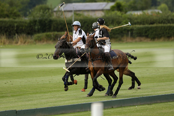 Beau Design v Boscom in an August Rother Cup 4 goal polo match at Cowdray Park Polo Club on Wednesday 07 August 2013