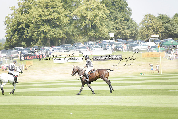 Zacara v Talandracas in a Veuve Clicquot Gold Cup Polo Match 2013.07.18