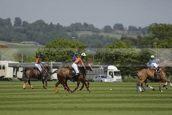 Four Quarters Orange v Montana in a Cicero Cup Polo match 2013.06.06