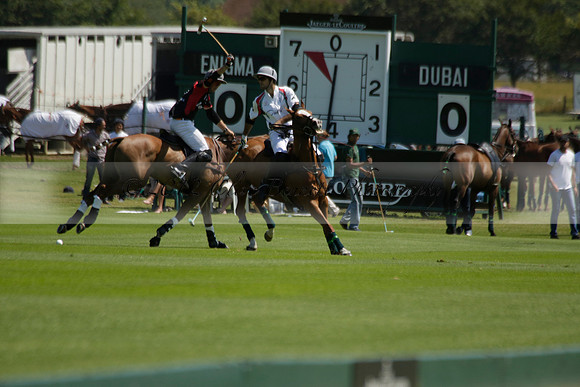 Enigma v Dubai in a Veuve Clicquot Gold Cup Polo Match 2013.07.08