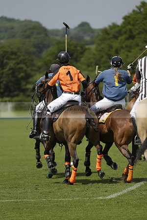 Four Quarters Orange v Montana in a Cicero Cup Polo match 2013.06.06