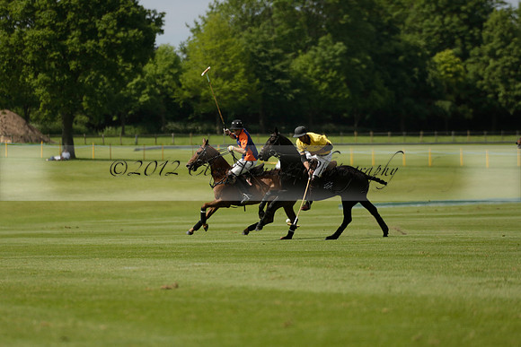 Las Estrellas v Four Quarters Blue in the final of the Jubilee Cup Polo match 2013.06.02