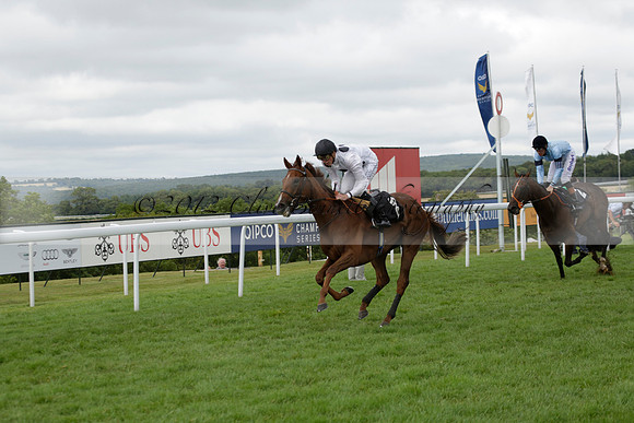Race 6 Goodwood The British Stallion Studs Turf Club E.B.F. Fillies Stakes. 20130731. Race winner Ribbons owner Elite Racing Club