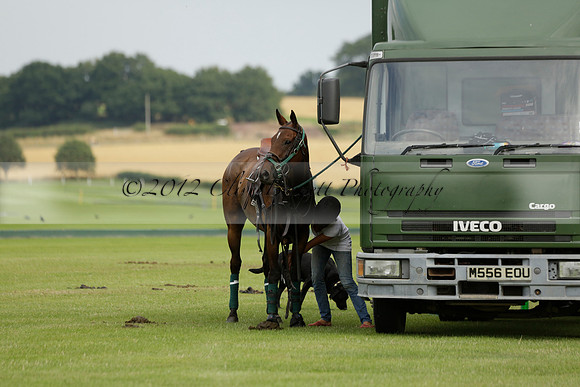 Beau Design v Boscom in an August Rother Cup 4 goal polo match at Cowdray Park Polo Club on Wednesday 07 August 2013