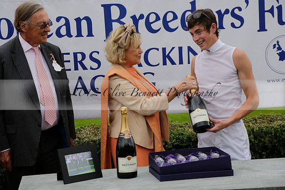 Race 6 Goodwood The British Stallion Studs Turf Club E.B.F. Fillies Stakes. 20130731. Race winner Ribbons owner Elite Racing Club