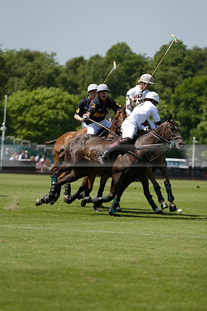 Black Bears v Salkeld in a Cartier Queens Cup polo match 2013.06.05