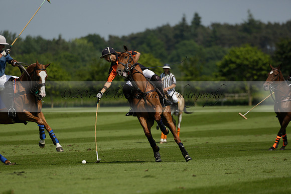 Four Quarters Orange v Montana in a Cicero Cup Polo match 2013.06.06
