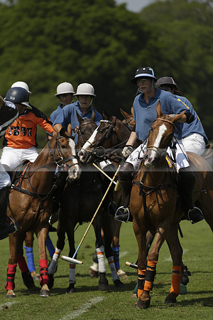 Four Quarters Orange v Montana in a Cicero Cup Polo match 2013.06.06
