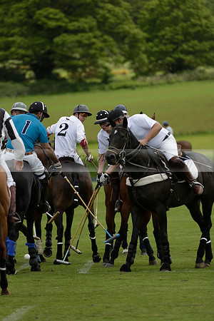Pluma Negra v Turquoise in the Jubilee Cup Subsidiary Final Polo match 2013.06.02