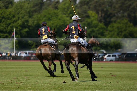 Black Bears v Salkeld in a Cartier Queens Cup polo match 2013.06.05