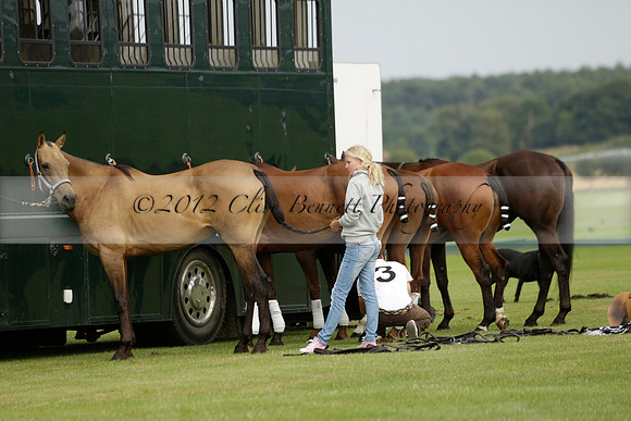 Beau Design v Boscom in an August Rother Cup 4 goal polo match at Cowdray Park Polo Club on Wednesday 07 August 2013