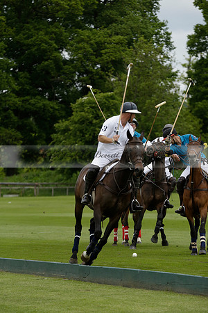 Pluma Negra v Turquoise in the Jubilee Cup Subsidiary Final Polo match 2013.06.02