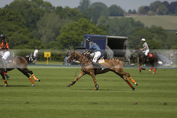 Four Quarters Orange v Montana in a Cicero Cup Polo match 2013.06.06