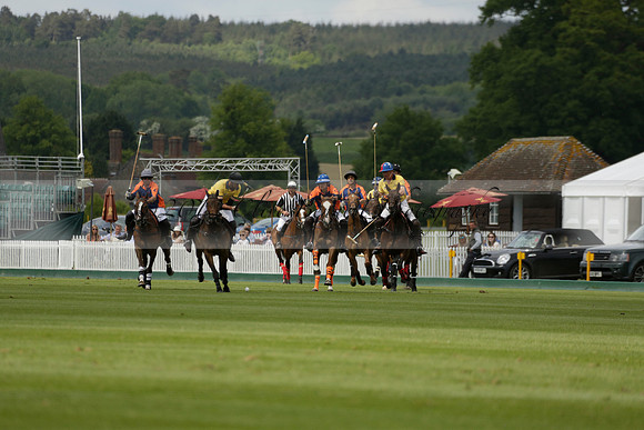 Las Estrellas v Four Quarters Blue in the final of the Jubilee Cup Polo match 2013.06.02
