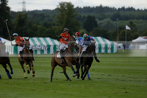 The Junior HPA / Polo Club Gannon 1  polo match and presentations at Cowdray Park Polo Club on Friday 09  August 2013