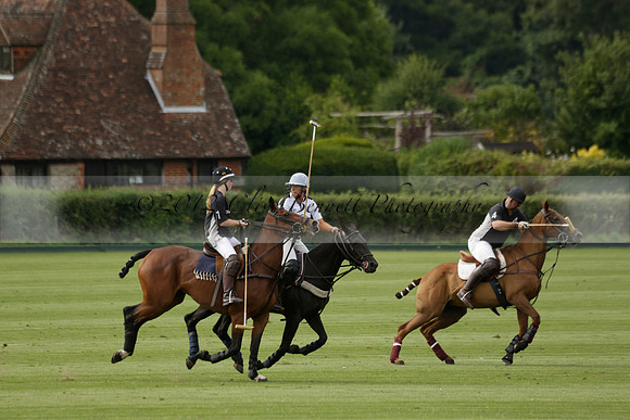 Beau Design v Boscom in an August Rother Cup 4 goal polo match at Cowdray Park Polo Club on Wednesday 07 August 2013