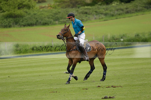 Pluma Negra v Turquoise in the Jubilee Cup Subsidiary Final Polo match 2013.06.02