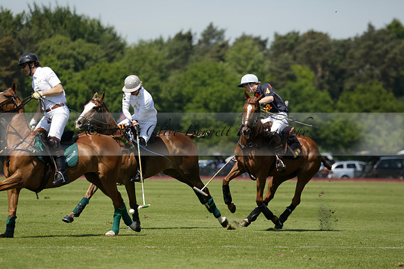 Black Bears v Salkeld in a Cartier Queens Cup polo match 2013.06.05