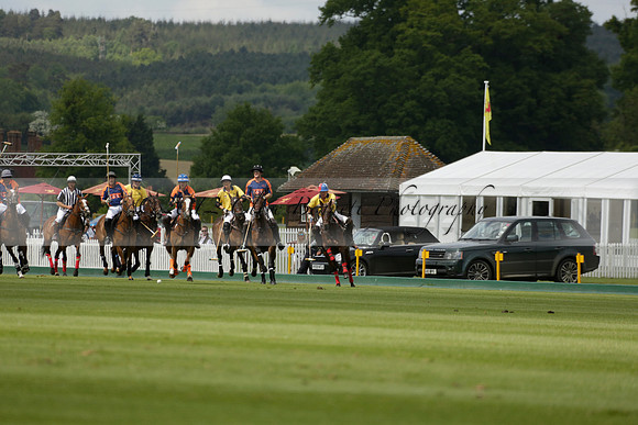 Las Estrellas v Four Quarters Blue in the final of the Jubilee Cup Polo match 2013.06.02