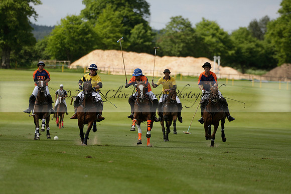 Las Estrellas v Four Quarters Blue in the final of the Jubilee Cup Polo match 2013.06.02