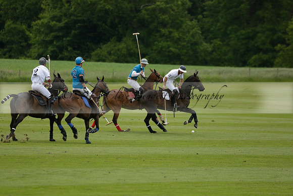 Pluma Negra v Turquoise in the Jubilee Cup Subsidiary Final Polo match 2013.06.02