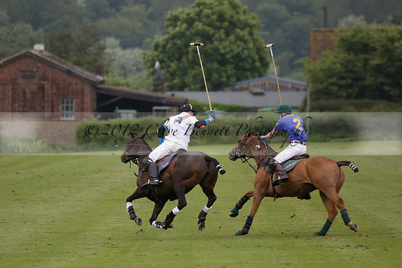 Burningfold v Combe Place in a June 4 Goal Cup polo match 2013.06.11