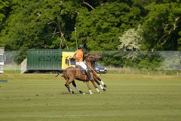 Shoreline v Cowdray Vikings in a Easebourne Cup Semi-final Polo match 2013.06.07