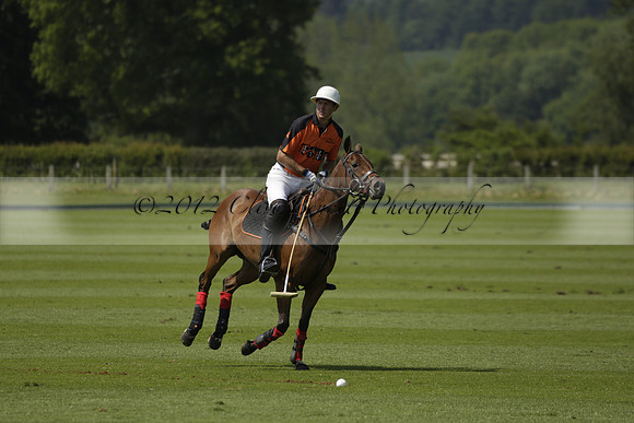 Four Quarters Orange v Montana in a Cicero Cup Polo match 2013.06.06