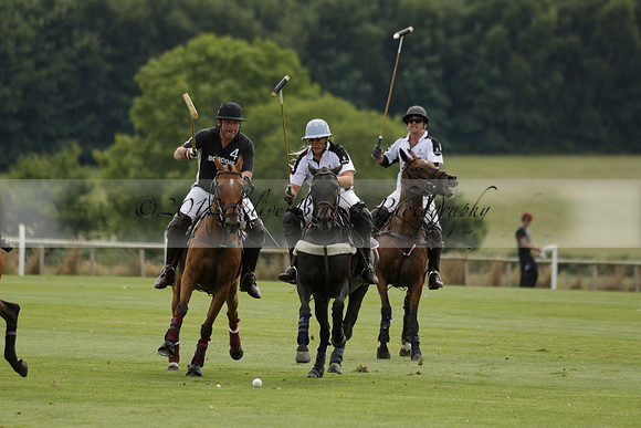 Beau Design v Boscom in an August Rother Cup 4 goal polo match at Cowdray Park Polo Club on Wednesday 07 August 2013