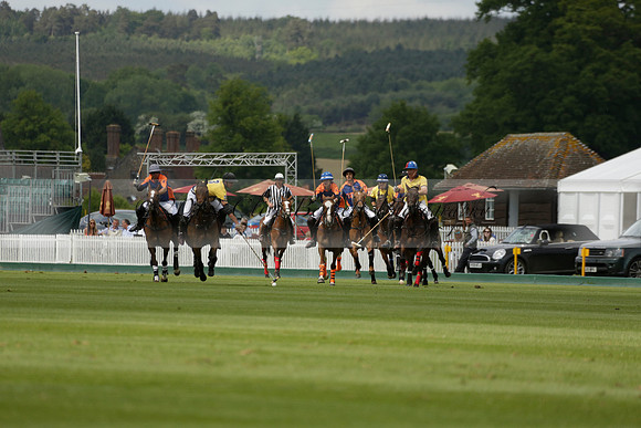 Las Estrellas v Four Quarters Blue in the final of the Jubilee Cup Polo match 2013.06.02