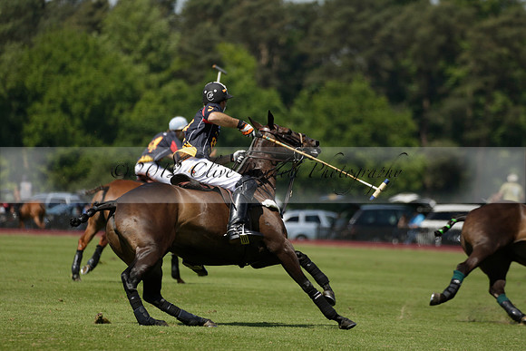 Black Bears v Salkeld in a Cartier Queens Cup polo match 2013.06.05