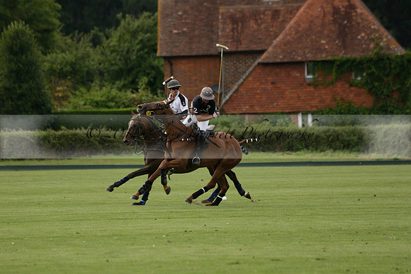 Beau Design v Boscom in an August Rother Cup 4 goal polo match at Cowdray Park Polo Club on Wednesday 07 August 2013