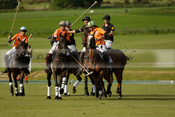 Shoreline v Cowdray Vikings in a Easebourne Cup Semi-final Polo match 2013.06.07