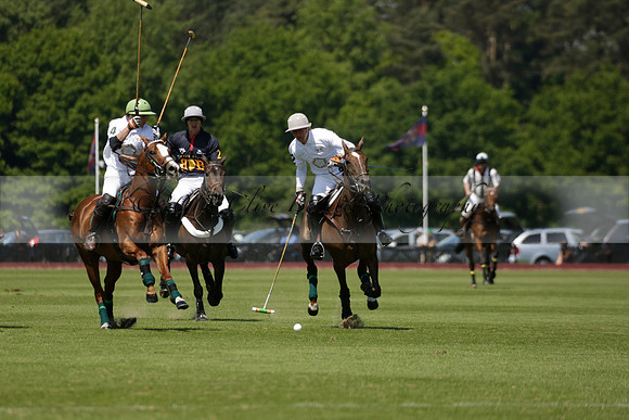 Black Bears v Salkeld in a Cartier Queens Cup polo match 2013.06.05