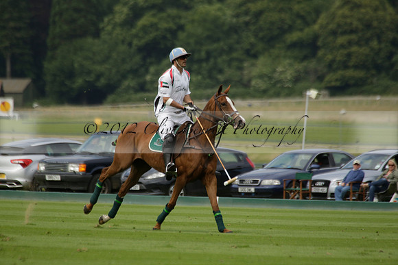 Dubai v La Bamba de Areco in a Veuve Clicquot Gold Cup Polo Match 2013.07.04