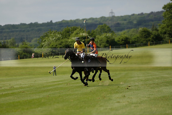 Las Estrellas v Four Quarters Blue in the final of the Jubilee Cup Polo match 2013.06.02