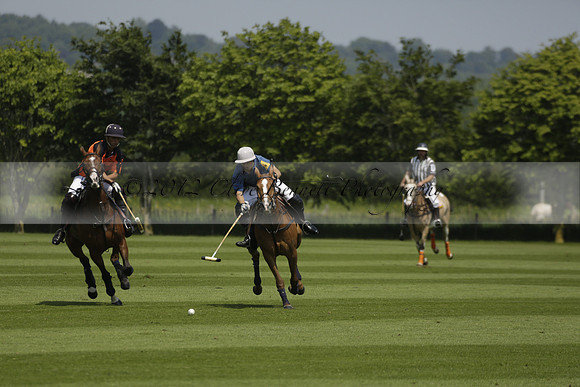 Four Quarters Orange v Montana in a Cicero Cup Polo match 2013.06.06