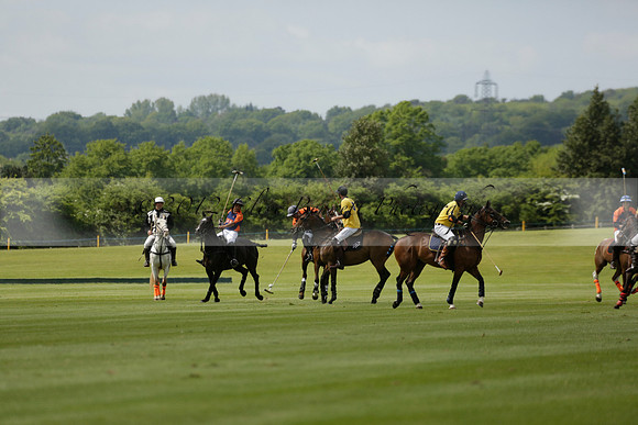 Las Estrellas v Four Quarters Blue in the final of the Jubilee Cup Polo match 2013.06.02