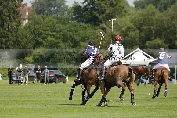 Zacara v Les Lions in a Veuve Clicquot Gold Cup Polo Match 2013.07.06