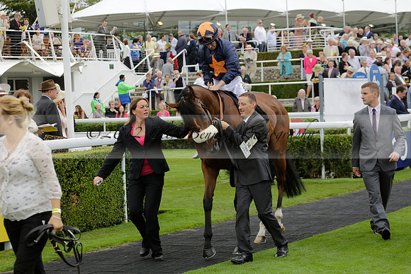 Race 6 Goodwood The British Stallion Studs Turf Club E.B.F. Fillies Stakes. 20130731. Race winner Ribbons owner Elite Racing Club