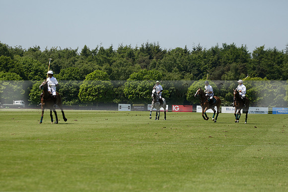 Black Bears v Salkeld in a Cartier Queens Cup polo match 2013.06.05