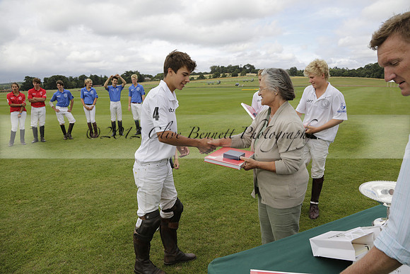 The Colts Cup presentation at Cowdray Park Polo Club on Lawns 2 on Thursday 15 August 2013 2013.08.15