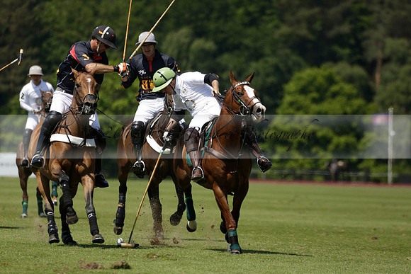Black Bears v Salkeld in a Cartier Queens Cup polo match 2013.06.05