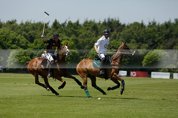 Black Bears v Salkeld in a Cartier Queens Cup polo match 2013.06.05