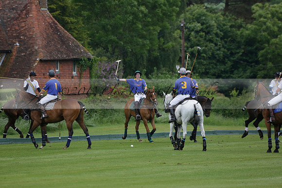 Burningfold v Combe Place in a June 4 Goal Cup polo match 2013.06.11