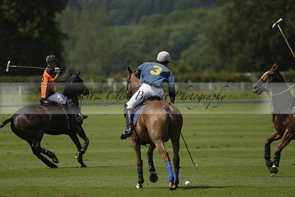 Four Quarters Orange v Montana in a Cicero Cup Polo match 2013.06.06